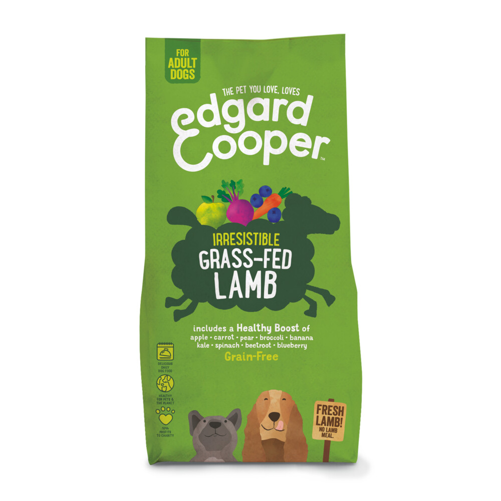 Edgard & Cooper Hondenvoer Graslam12 kg