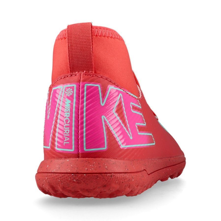 Nike Mercurial Superfly 10 Club TF Mad Energy - Rouge/Vert Enfant