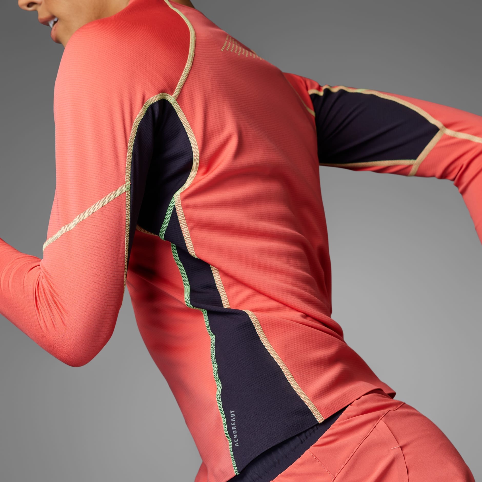 Ekiden Running Long Sleeve Tee Dame Preloved Scarlet