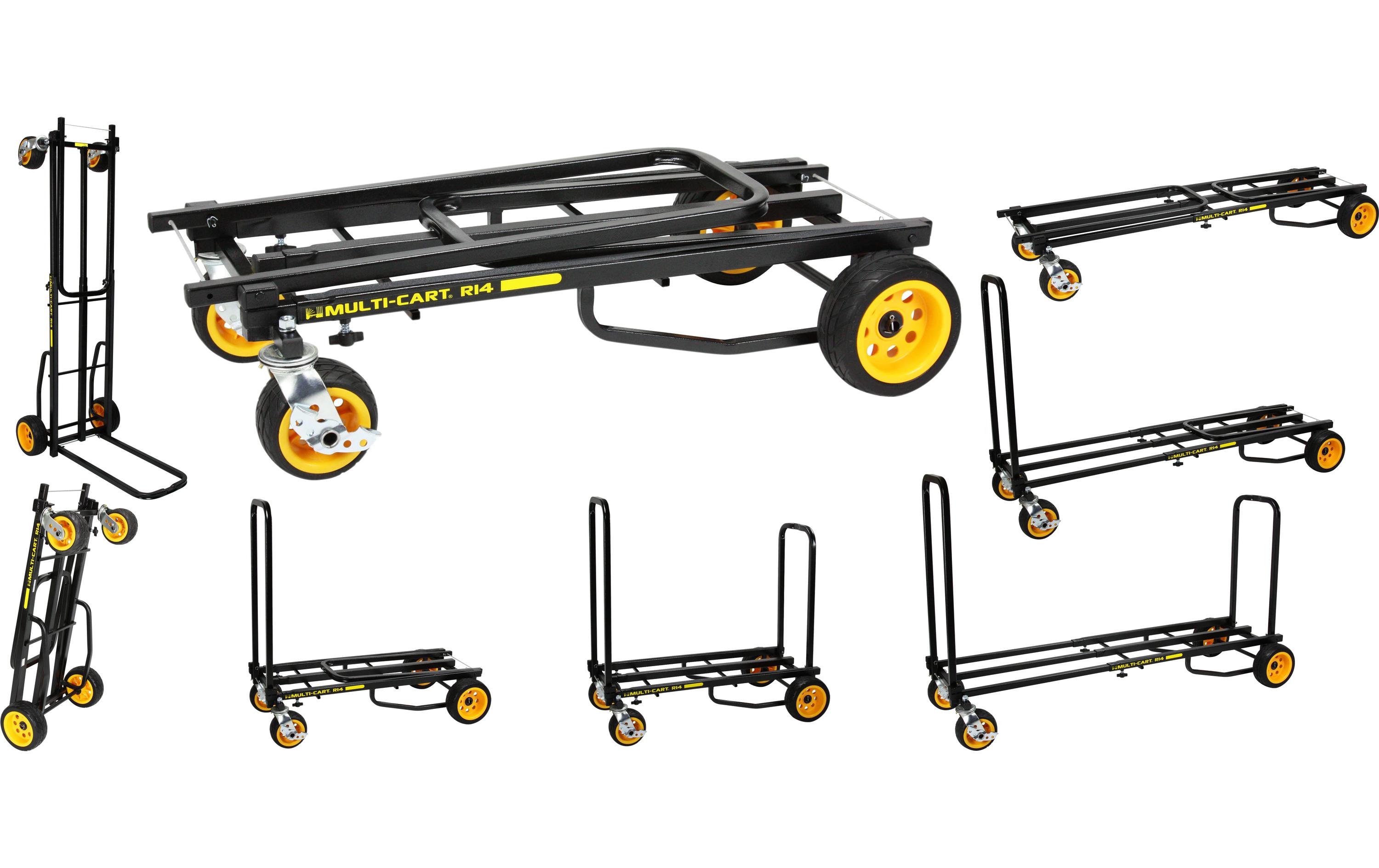 Multifunktionswagen R14G Tragkraft 317 kg<br>Faltbarer 8-in-1-Multifunktionswagen