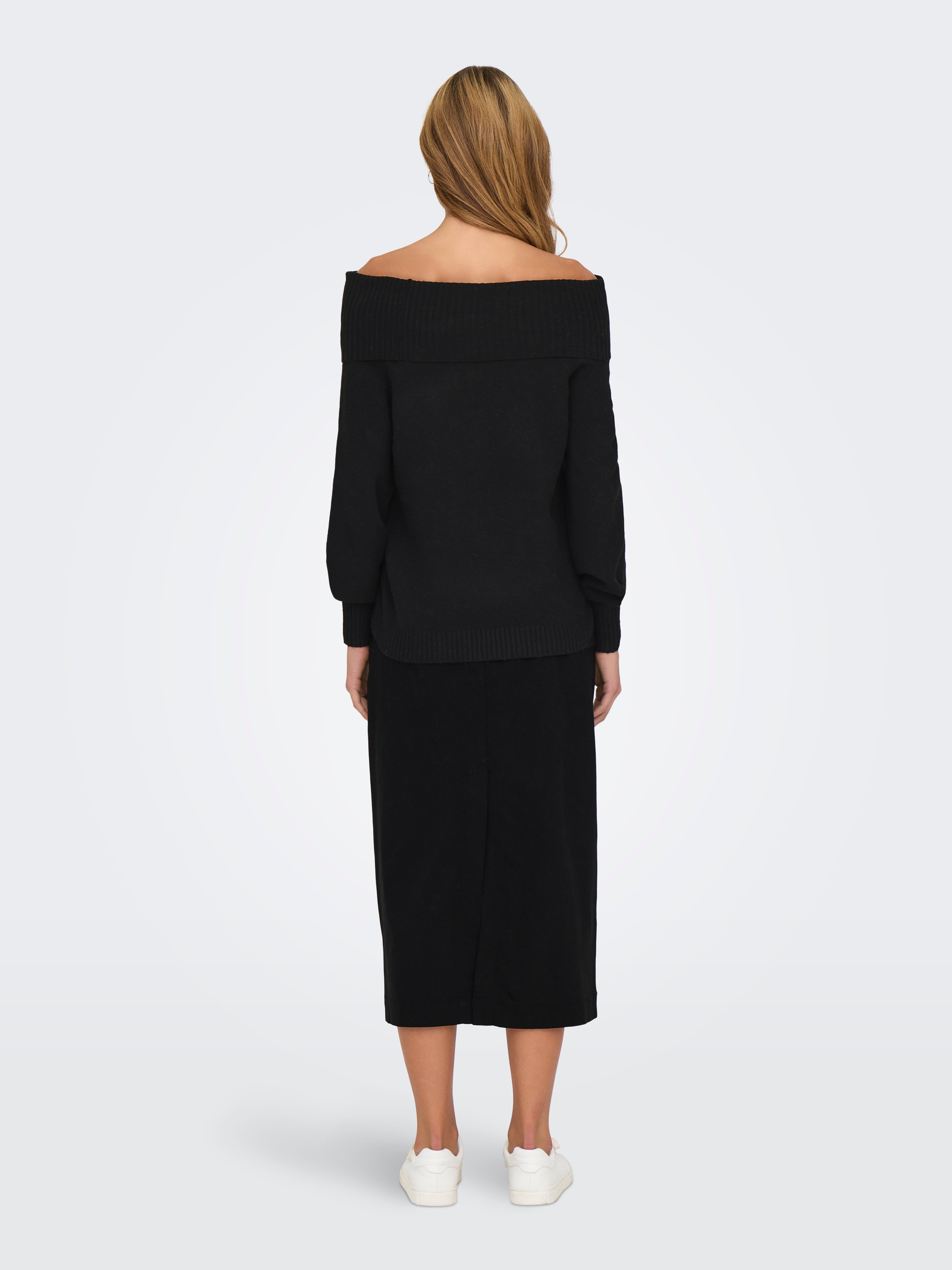 ONLJEANETT Strickpullover Black