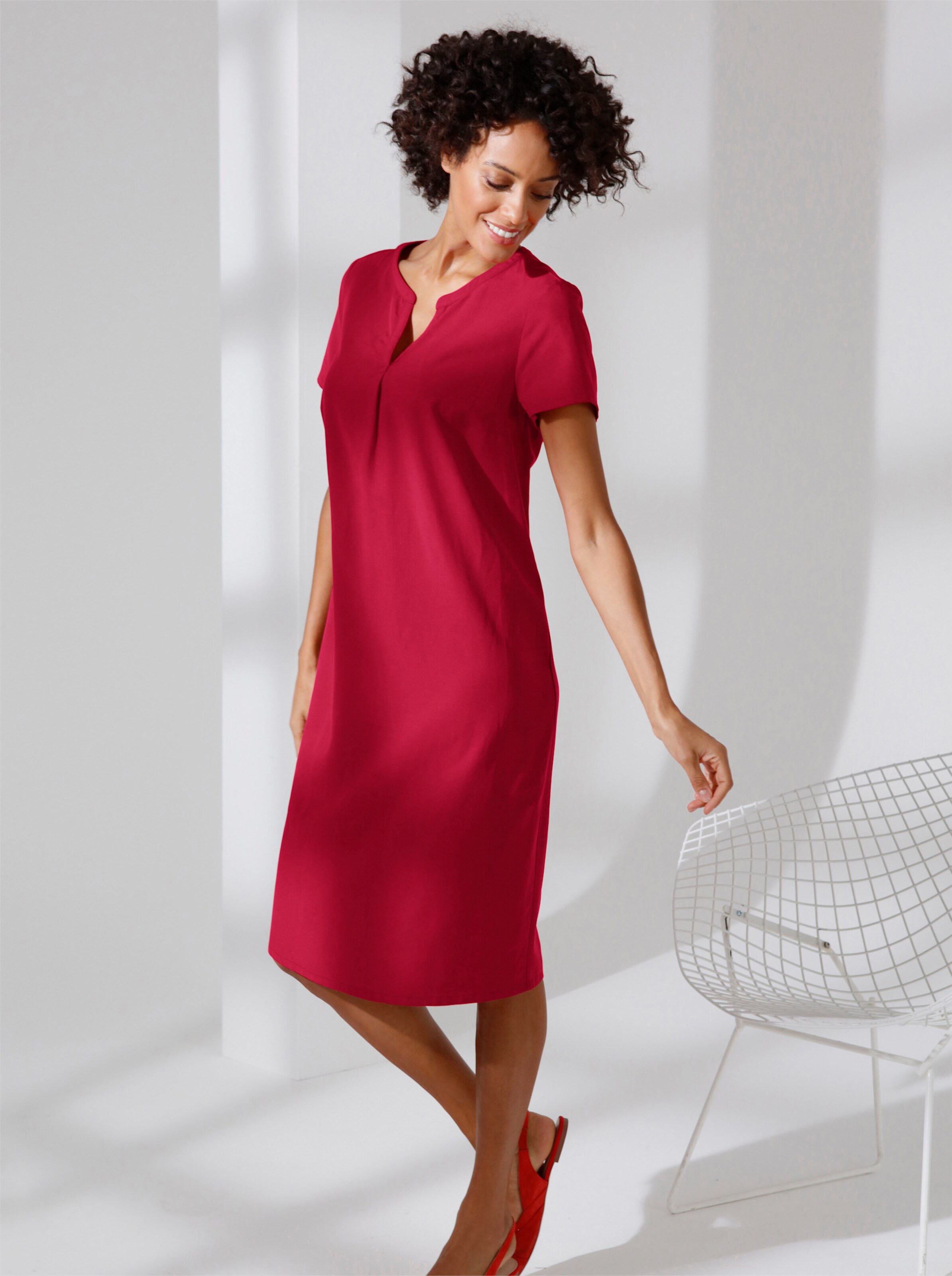 Lyocell-Leinen-Kleid