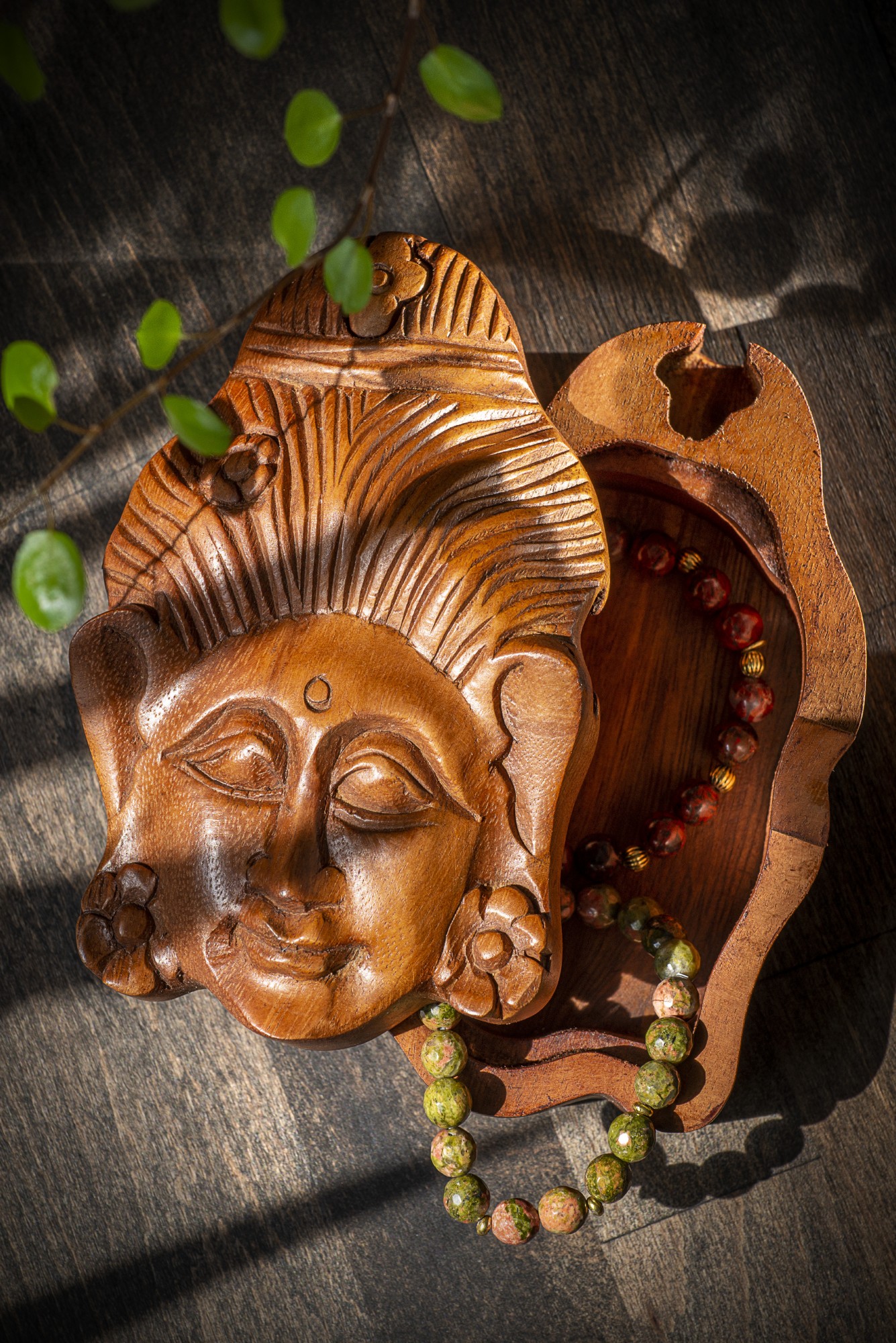 Secret Box 'Dewi', natur, T 6 cm, B 15 cm, H 9 cm von fischer's lagerhaus