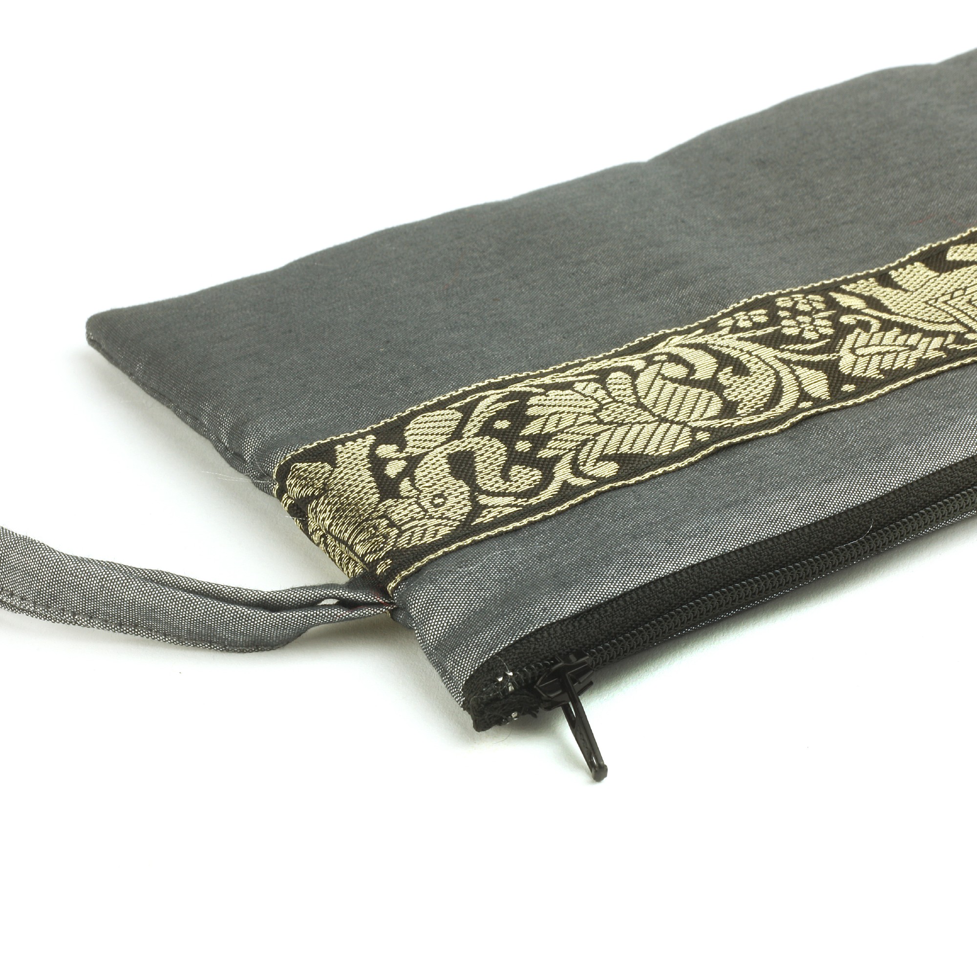 Zipper-Täschchen grau, B 23 cm, H 13 cm günstig bestellen