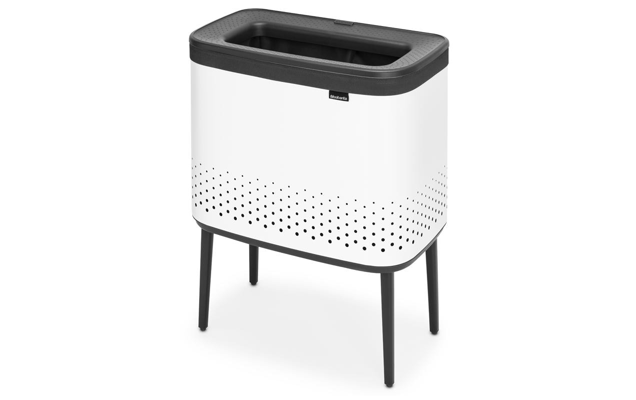 Wäschesammler BO Weiss, 60 l<br>Weisser Wäschekorb