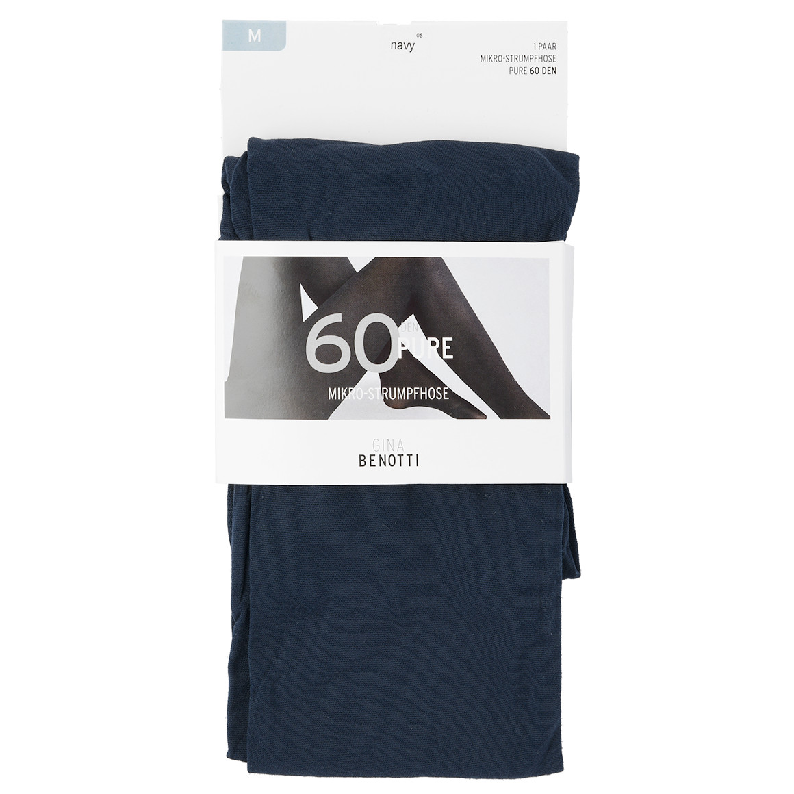 Gina Benotti Damen Mikro-Strumpfhose mit 60 DEN dunkelblau