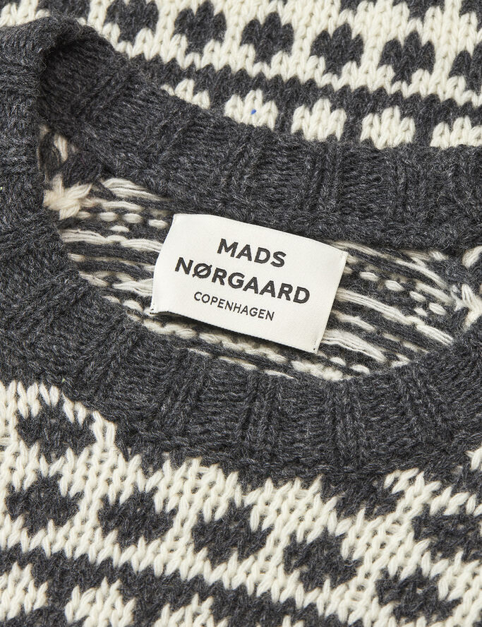 Mads Nørgaard - Copenhagen Recycled Iceland Kilian Sweater Grå