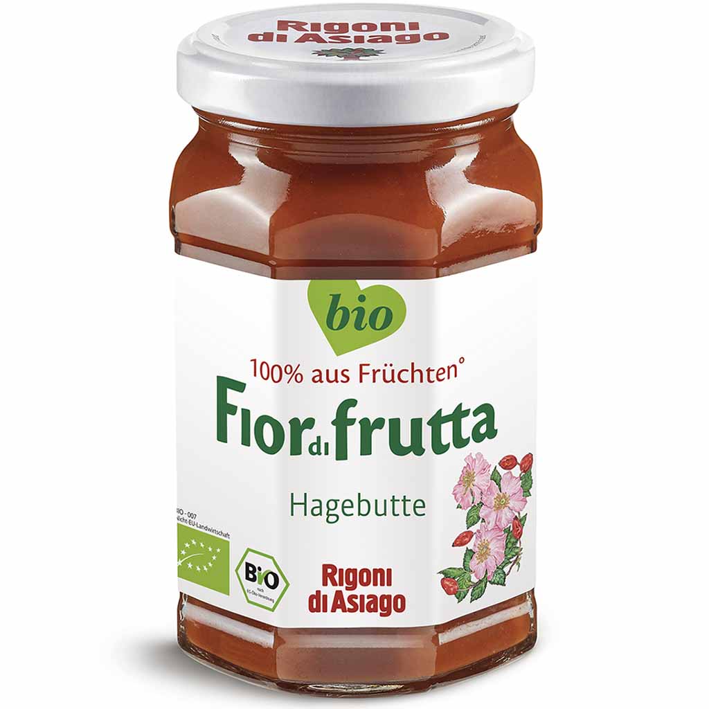 Fior di frutta Hagebutte Bio Fruchtaufstrich 250g MHD:1.2.27