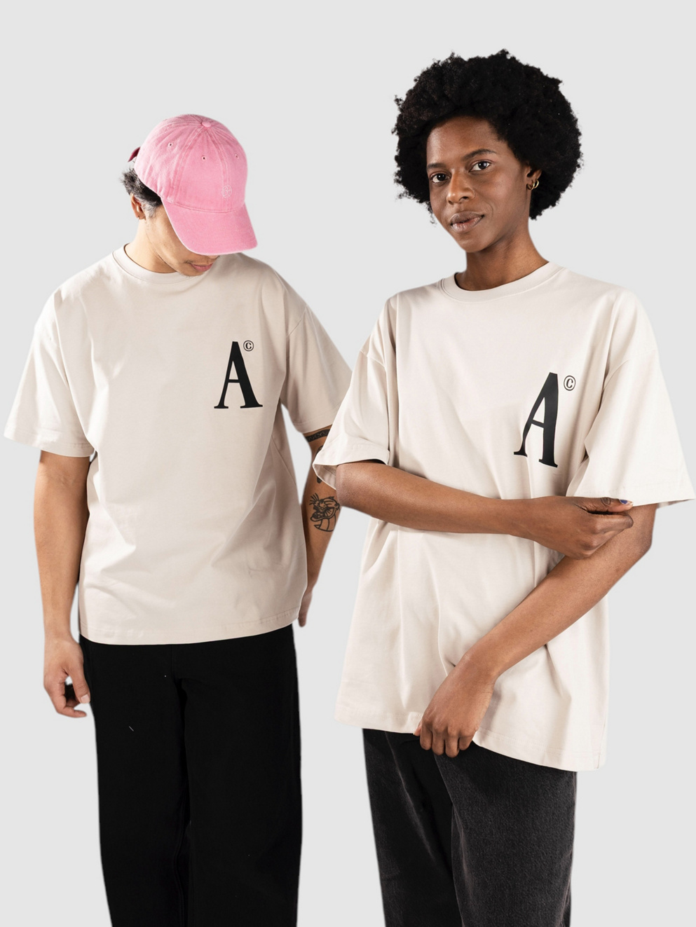 Another Cotton Lab Tennis Society Oversized T-Shirt off white