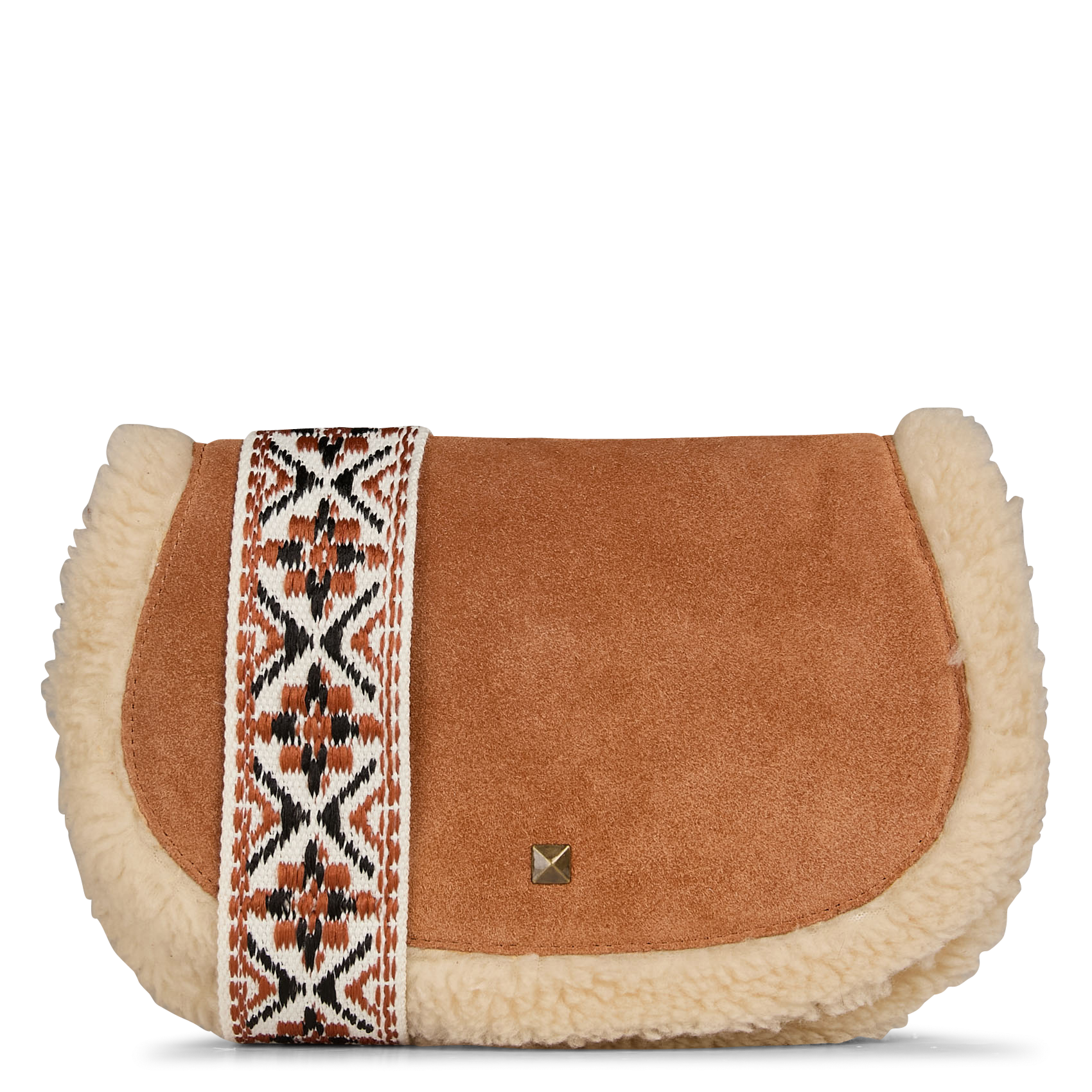 RISIA - Sac bandoulière en cuir | Marron