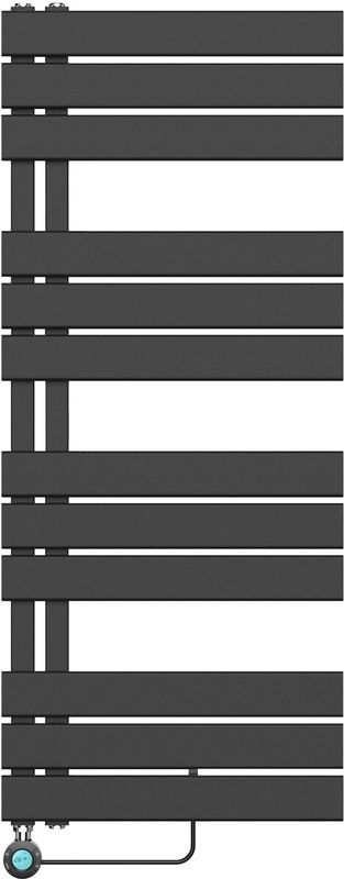 Boss & Wessing - Russ - Elektrische Handdoekradiator - Mat Zwart - 593W