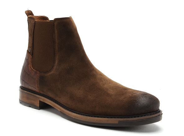 Redskins boots bottine homme heptan marron