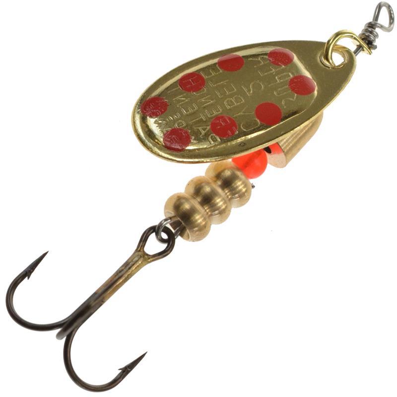 Cuiller Tournante Bretton Super Cybele Or Points Rouge - Pack