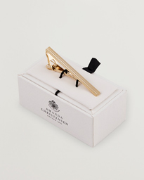 Amanda Christensen Ribbed Tie Clip Silver