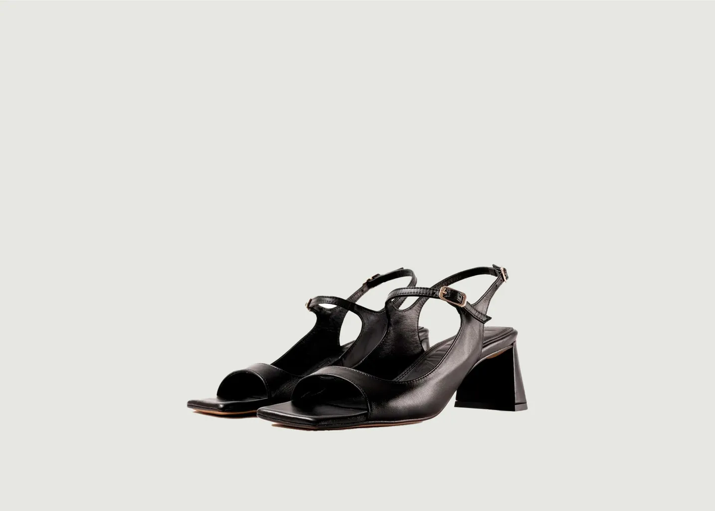 Sandales à talons en cuir Clavel Souliers Martinez
