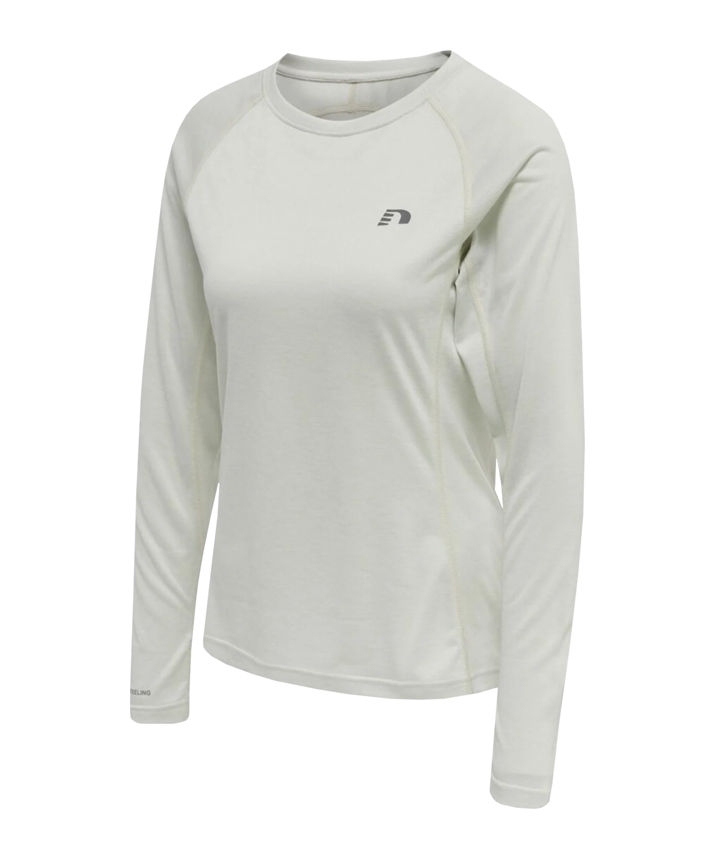 Newline Sweatshirt Running Damen Beige F1113