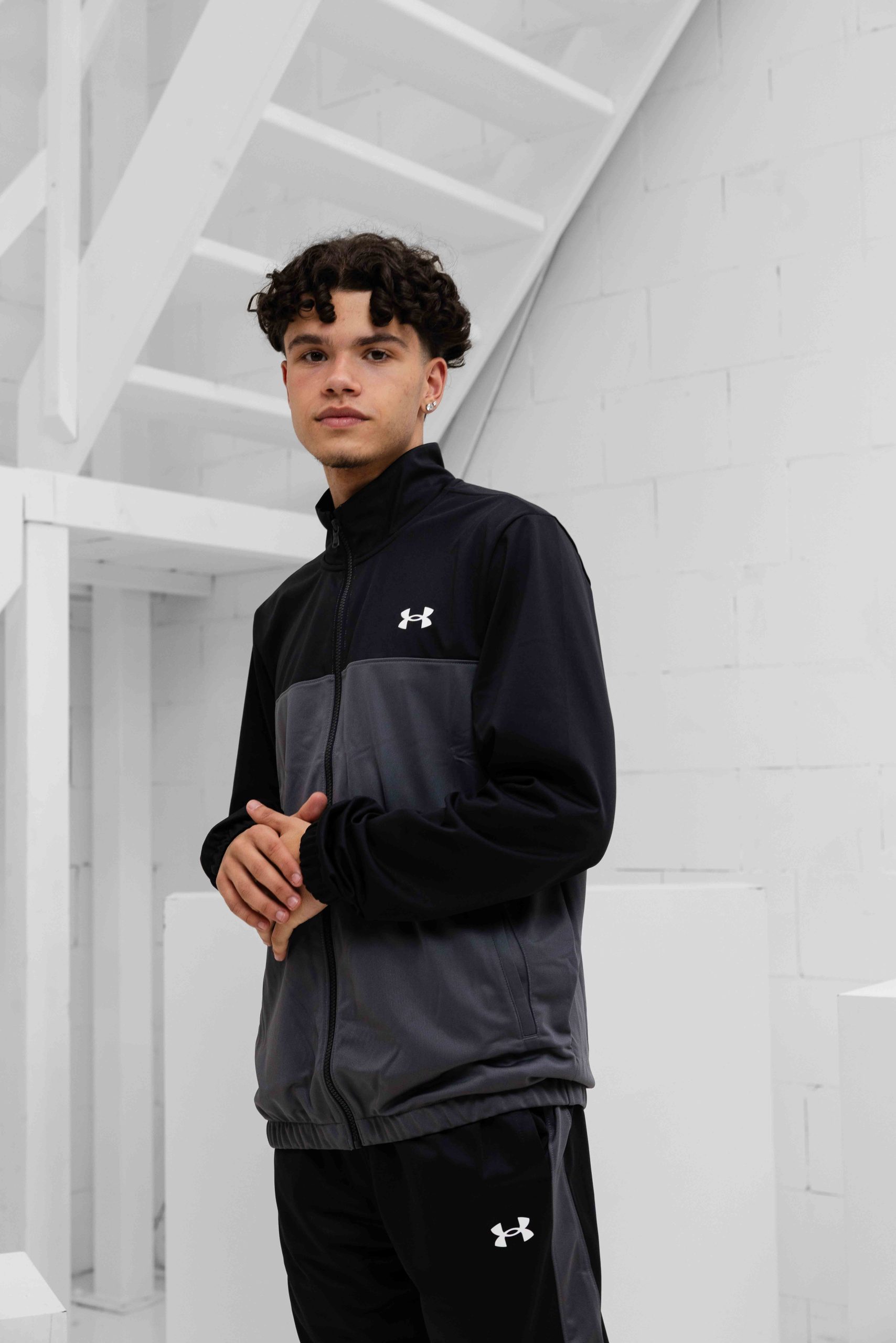 Under Armour Emea Novelty Trainingspak Heren Zwart/Grijs