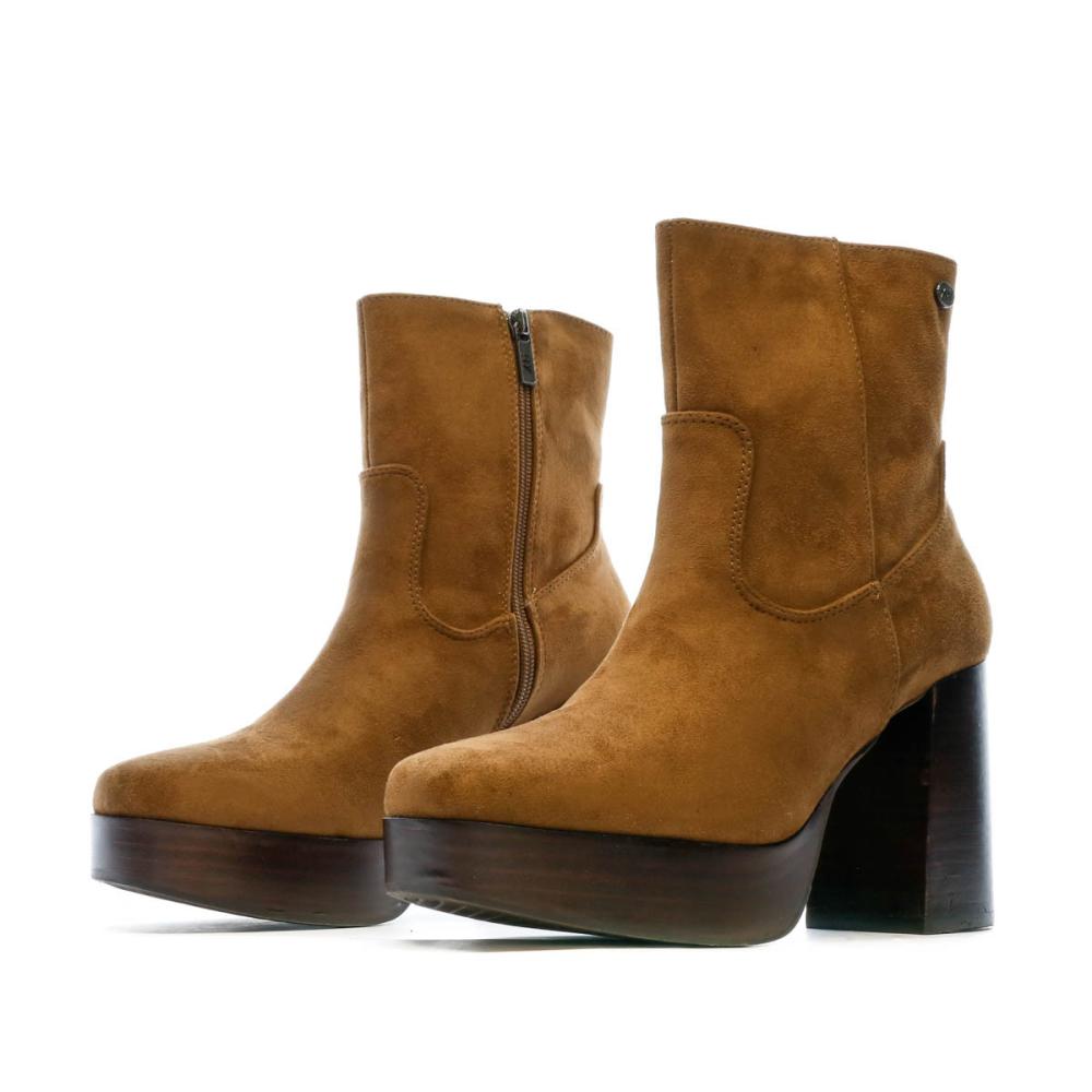 Xti Bottines Marron Femme Xti 142