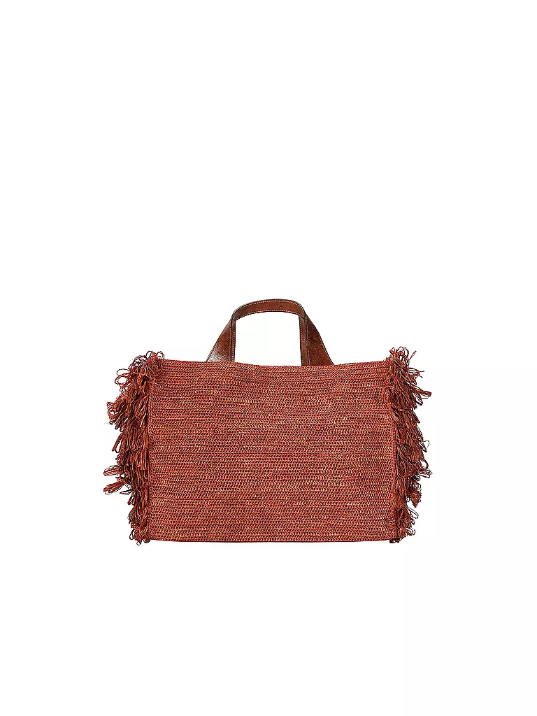 IBELIV Strohtasche - Shopper ONJA rot