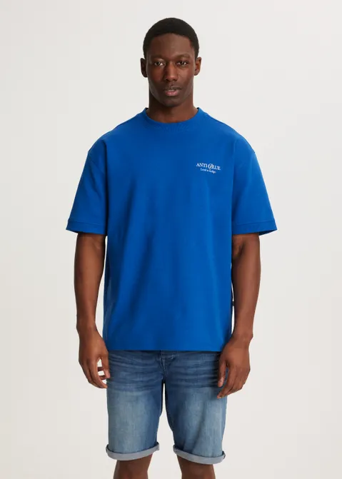 T-shirt met print creators blauw (BLW.RO)