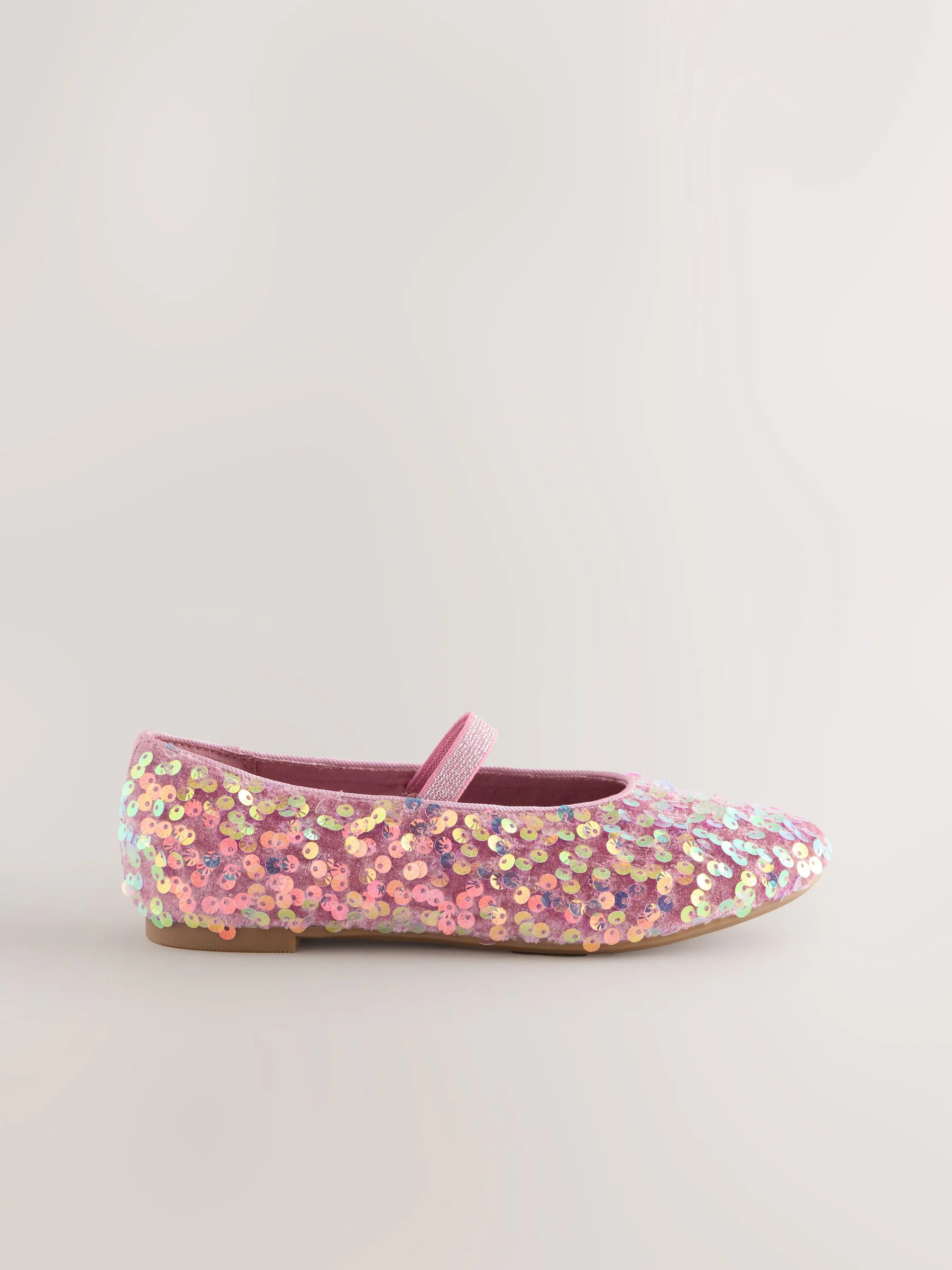 Roze - Pailletten Balletschoenen