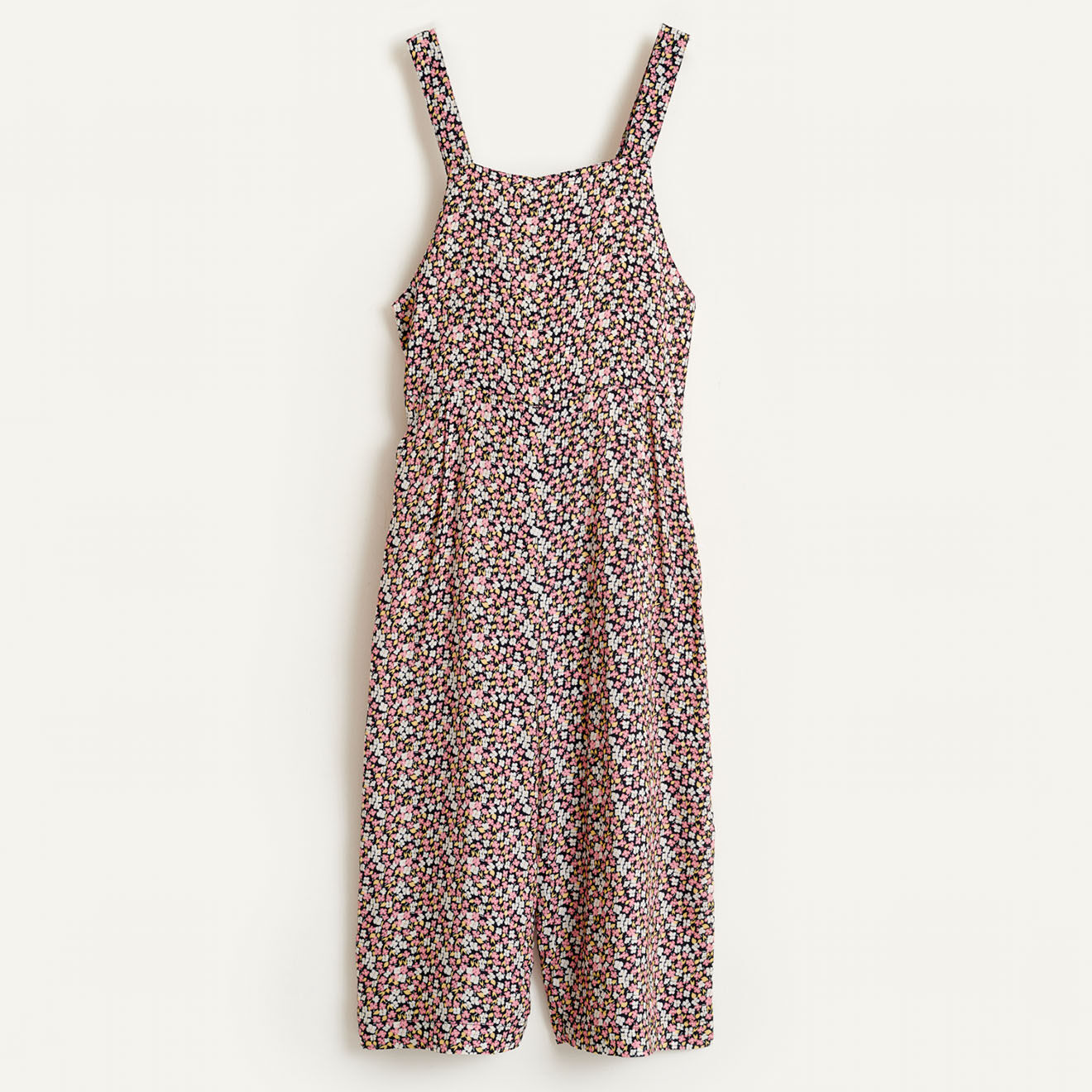 Bellerose Combinaison pantalon Pixie fluide à fleurs noir/multicolore