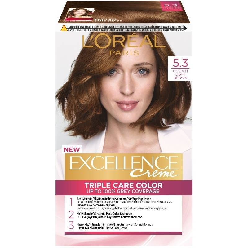 L'Oréal Paris Excellence 5.3 Lysbrun Gylden
