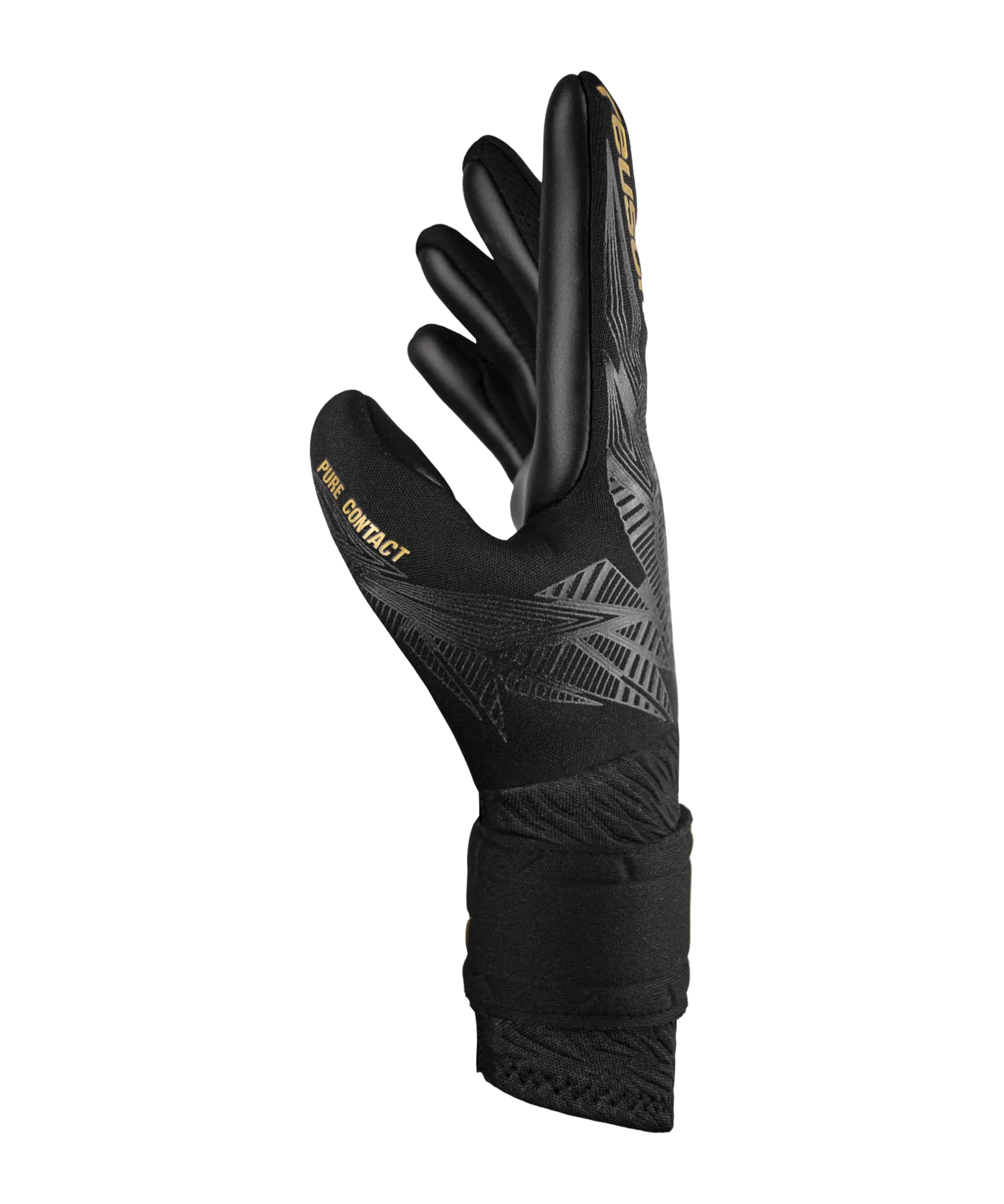 Reusch Pure Contact Infinity TW-Handschuhe Night Spark 2024 Schwarz Gold Schwarz F7706