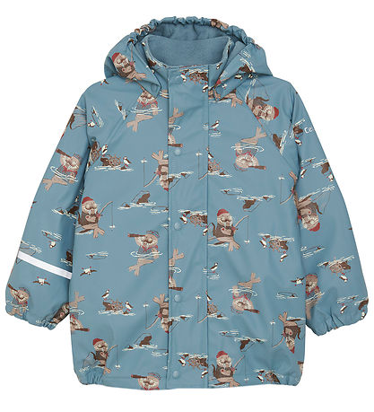 CeLaVi Regnt?j m. Fleece - Smoke Blue