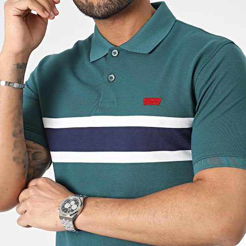 Polo Manches Courtes Slim A4842 Vert