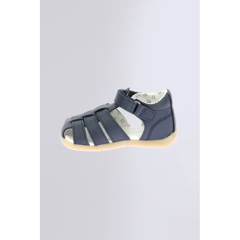 Bigflo-c Marine fonce SANDALES Cuir Fille