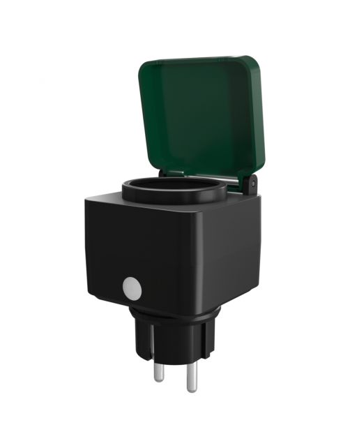 Calex Smart Outdoor Plug 16a Ip44  Bluetooth Mesh - Tuinverlichting - 142.8 g Multi-Color 230v