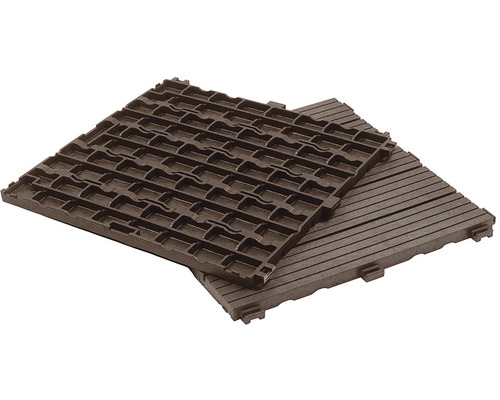 Easytile gerecyclede kliktegel 30 x 30 x 1,5 cm 1 pak van 6 bruin