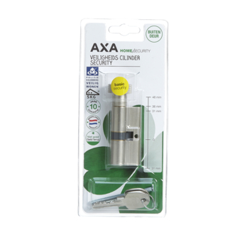 AXA veiligheidscilinder security knop 30-30mm SKG**