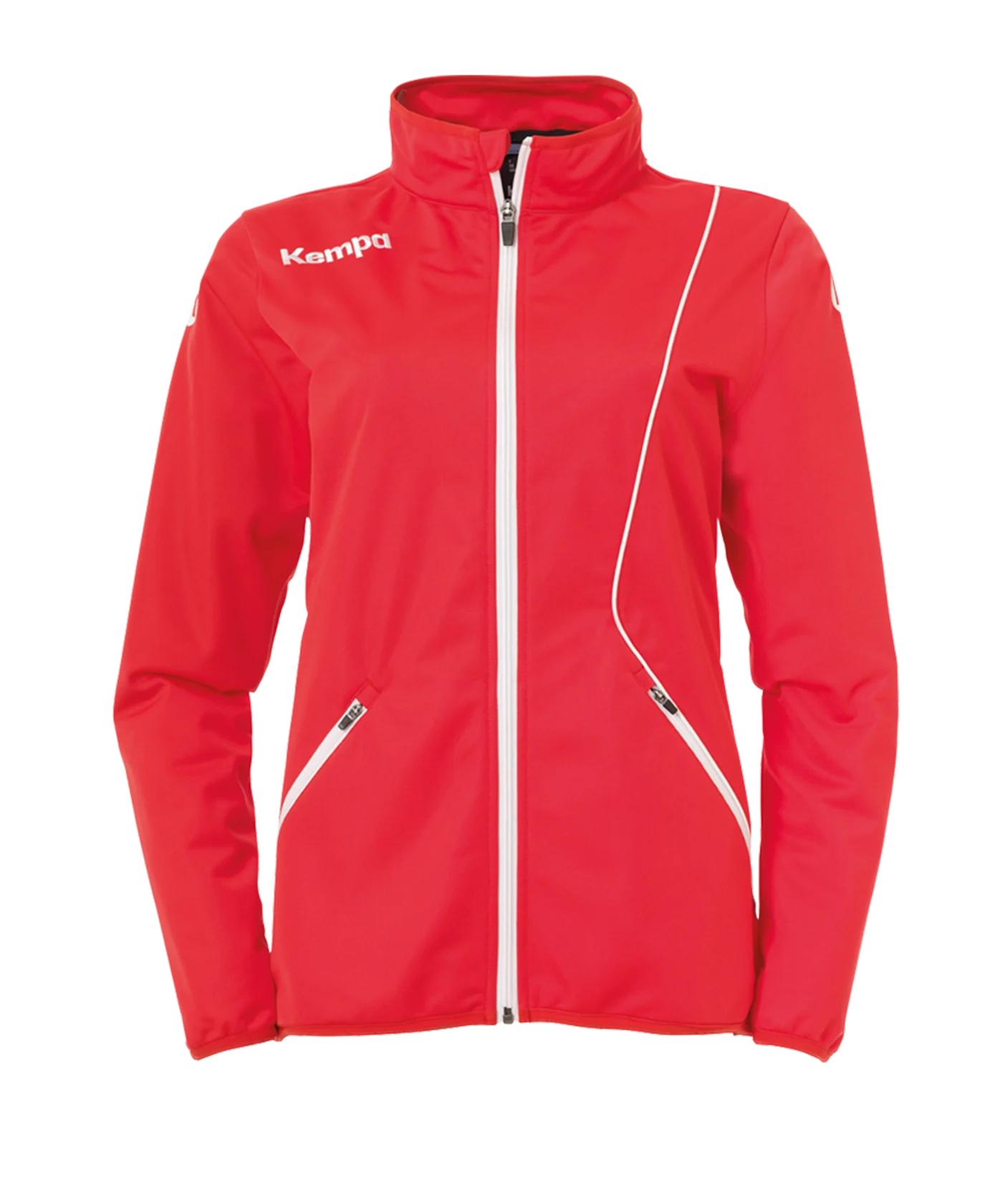 Kempa Curve Classic Jacket Damen Rot Weiss F02