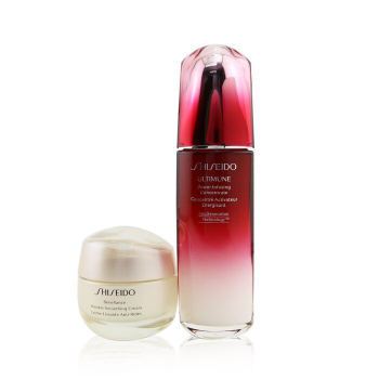 Shiseido Defend & Regenerate Power Wrinkle Smoothing Set: Ultimune Power Infusing Concentrate N 100ml   Benefiance Wrinkle Smoothing Cream 50ml 2pcs