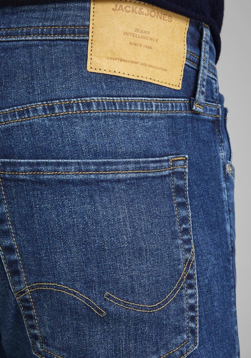 Jack & Jones Slim-fit-Jeans »JJIGLENN  Slim-Fit mit Stretch und praktischer 5-Pocket-Form« Baumwollmischung, slim fit