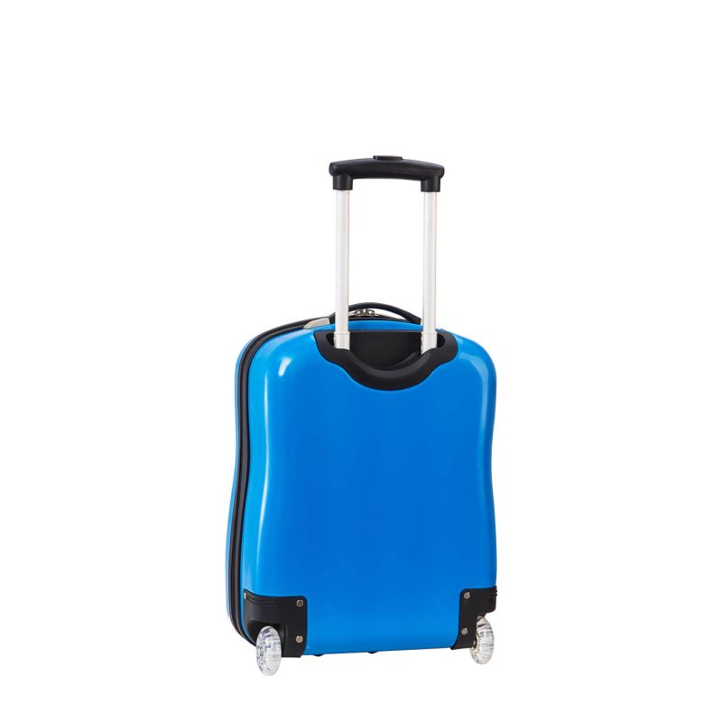 Valise cabine rigide Enfant V85118 49 cm Voiture bleu