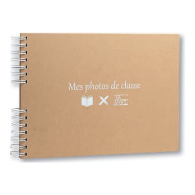 Exacompta - Album photo de classe - 50 pages - 22 x 32 cm - kraft
