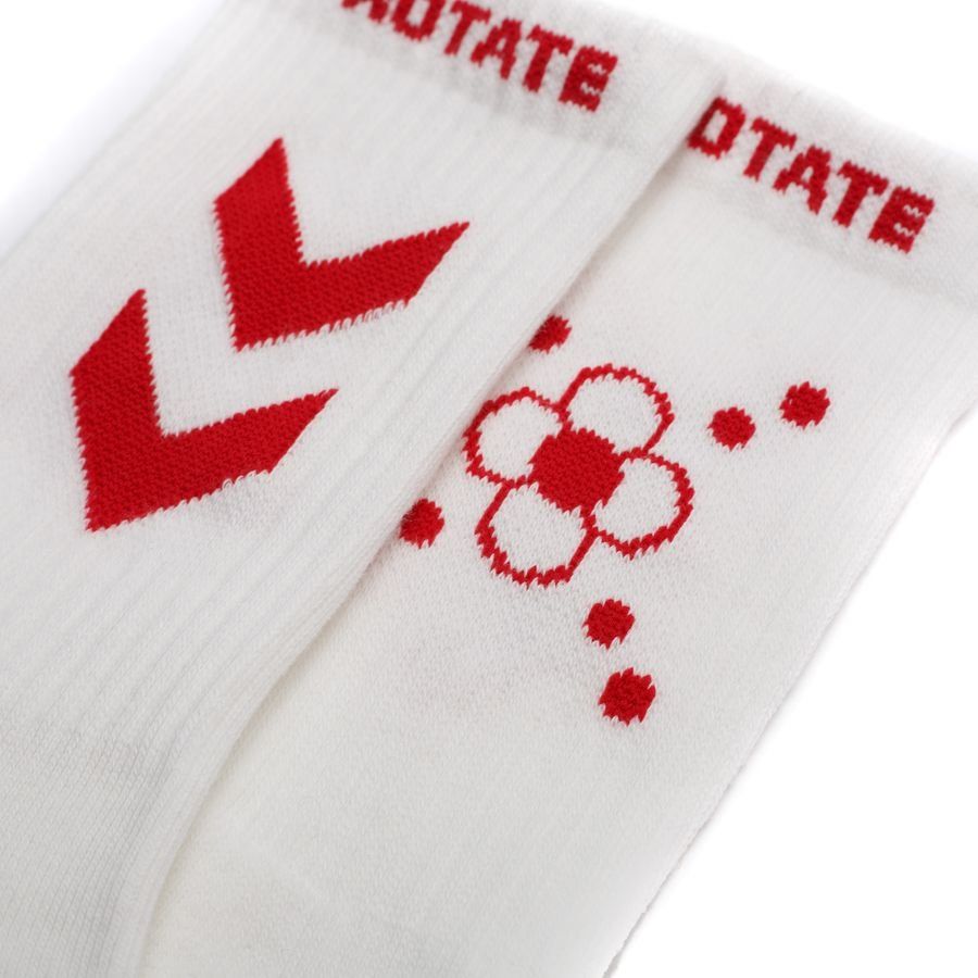 Danemark Chaussettes DBU X ROTATE Pack de 1 - Blanc ÉDITION LIMITÉE