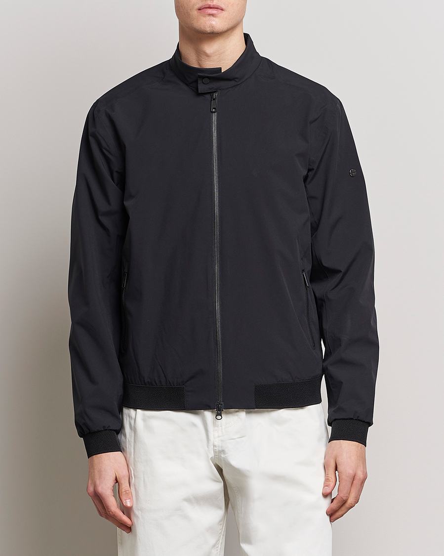 Scandinavian Edition Plain Waterproof Jacket Onyx