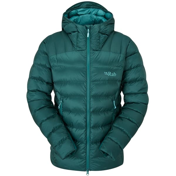 Doudoune alpinisme RAB ELECTRON PRO JKT W GREEN SLATE