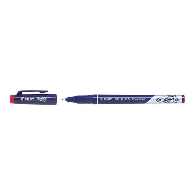 Pilot FriXion Fineliner - Feutre fin effaçable - rouge