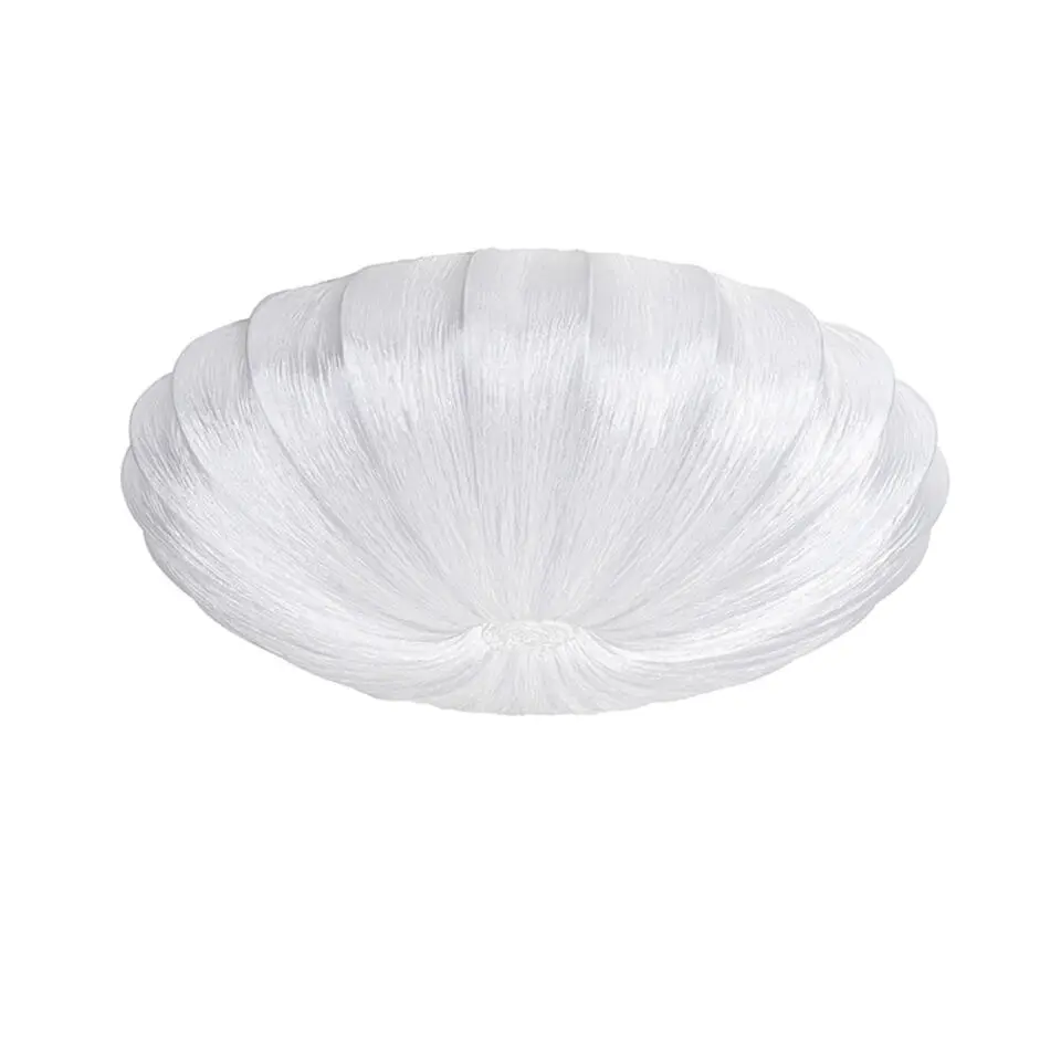Qazqa plafondlampen plu wit e27