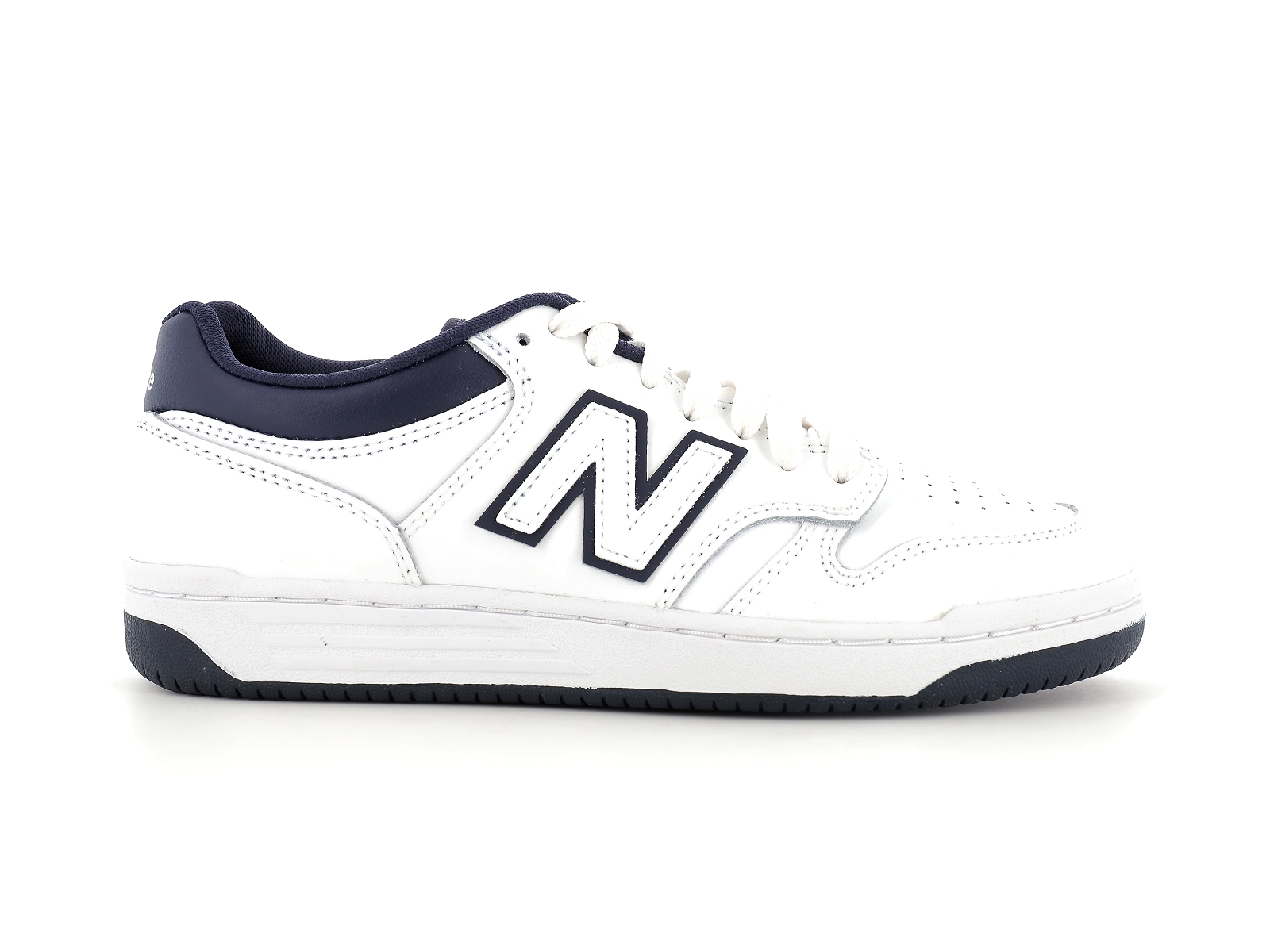 New balance a-BB480LWN Matières combinées Blanc Noir
