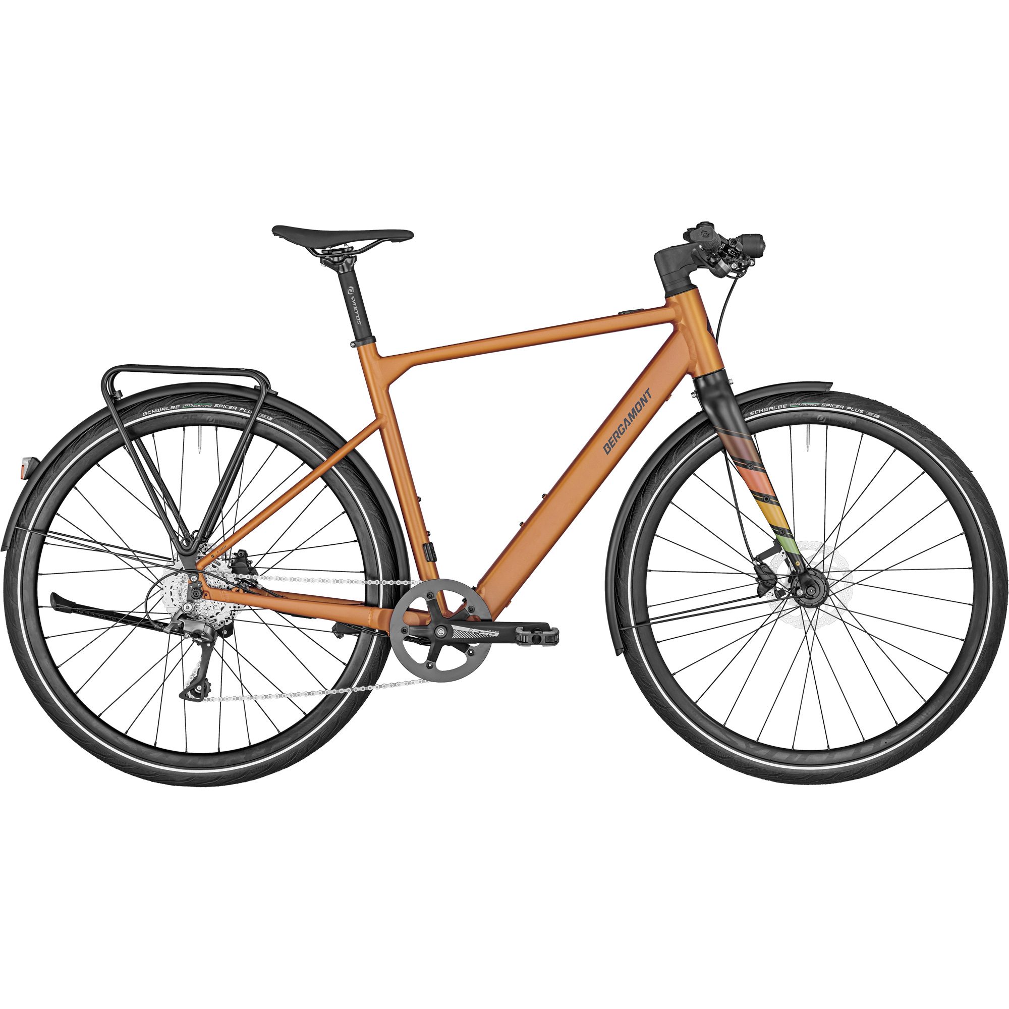Bergamont E-Sweep Sport Urban E-Bike matt rusty orange