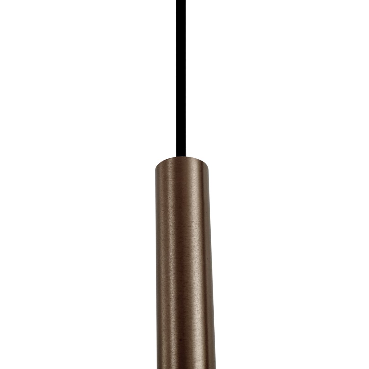 Modern railsysteem met 6 hanglampen brons 1-fase - Slimline Keno