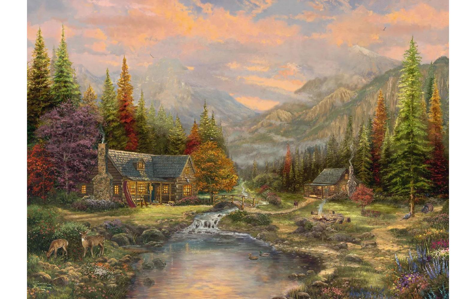 Holz-Puzzle Sierra Paradise 1000 TeileUnterhaltsames Gesellschaftsspiel