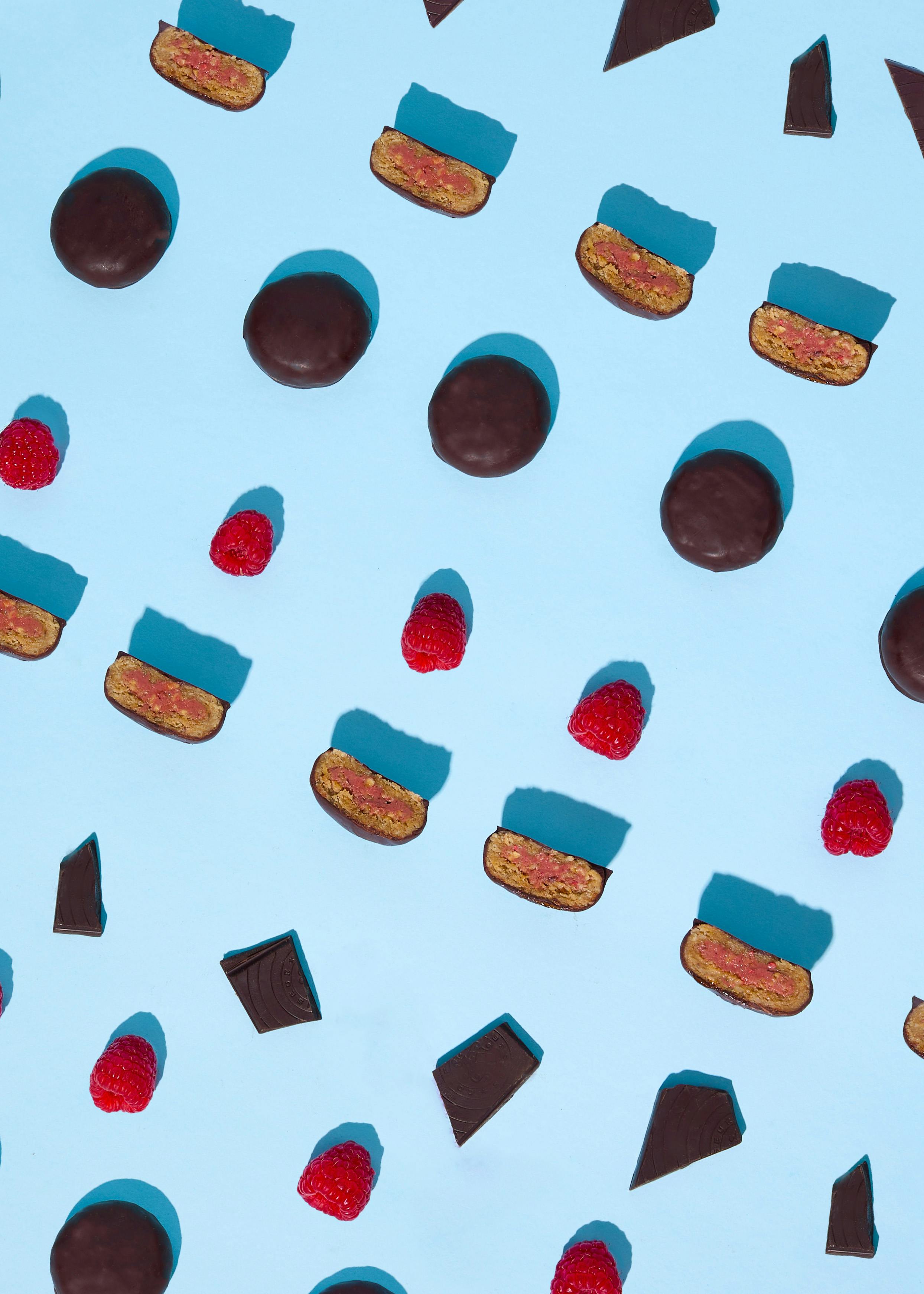 Bio Dark Chocolate Duo Raspberry 2 x 20 g