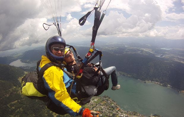 Gleitschirm Tandemflug Bodensdorf